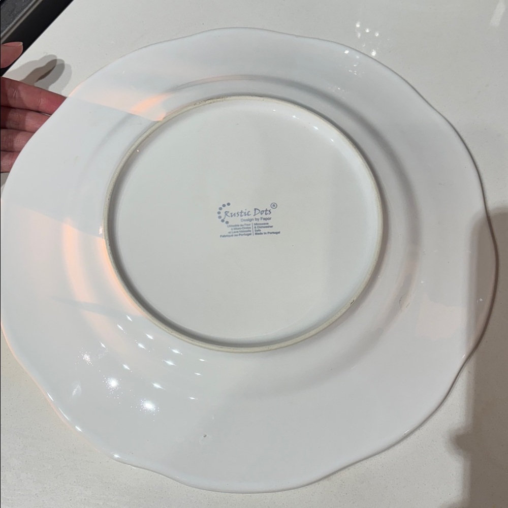 Rustic Dots Dinner Plate - Picture 5 of 6